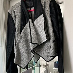 Blank NYC Black and Gray Teddy Jacket